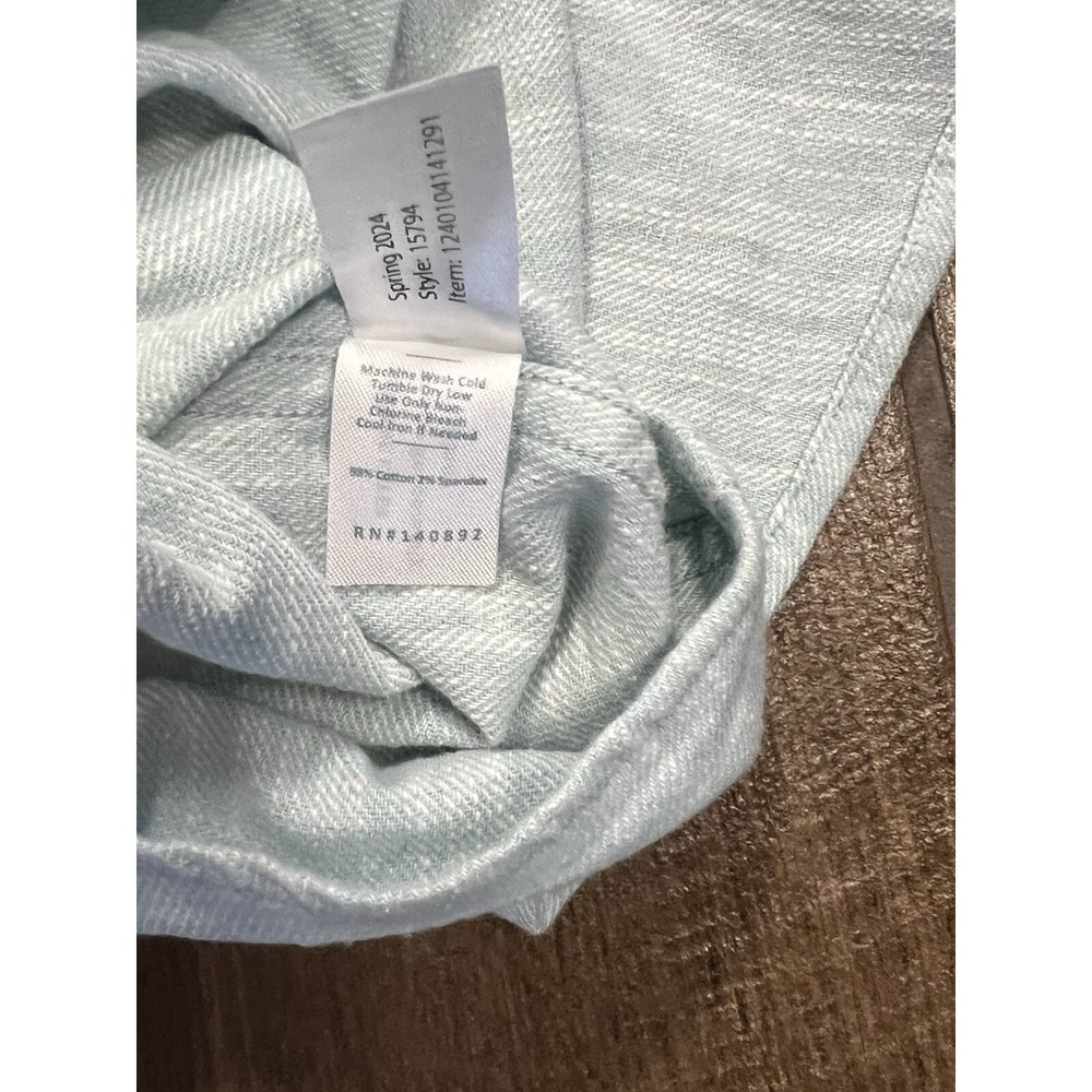 Marine Layer Men's Shirt XL Blue Stretch Selvage Soft Sustainable - Picture 6 of 7